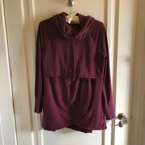 Latched Mama Petal Front Nursing Hoodie size Small